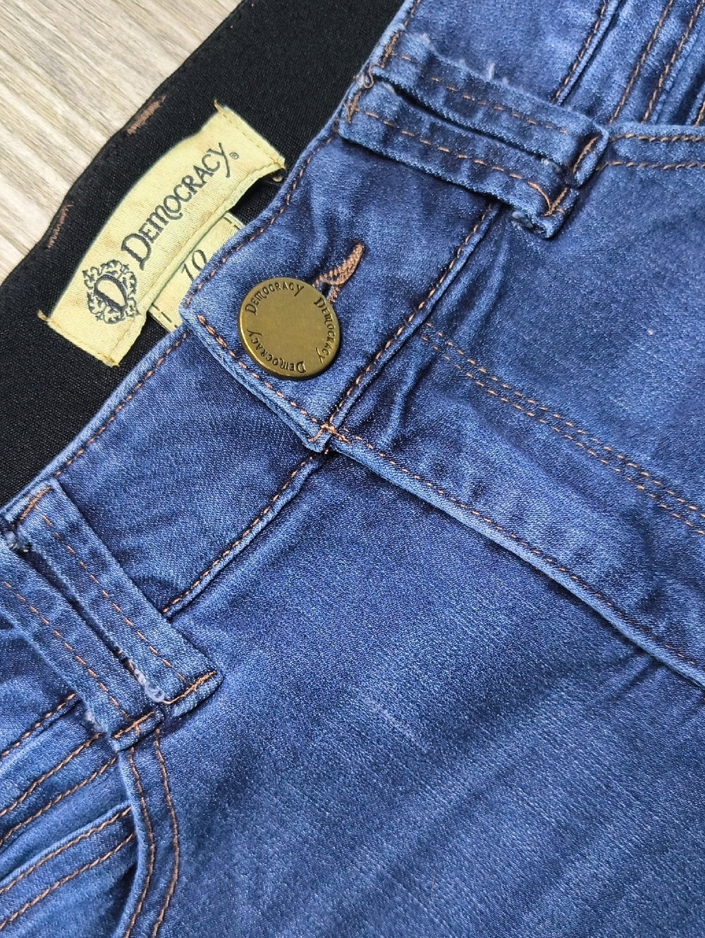 Mid Rise Skinny w/27" Inseam♀️Democracy Size 10 Denim Jeans sac744